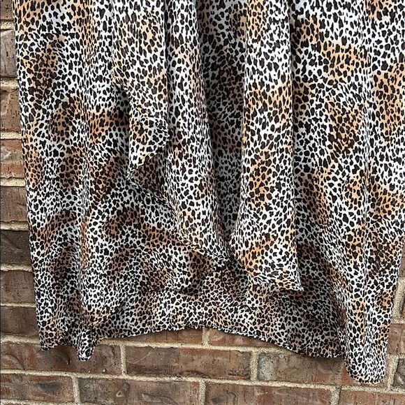 Turquoise Haven Boutique Leopard Print Women's Coat Cover Up Shaw One Size - Picture 12 of 14